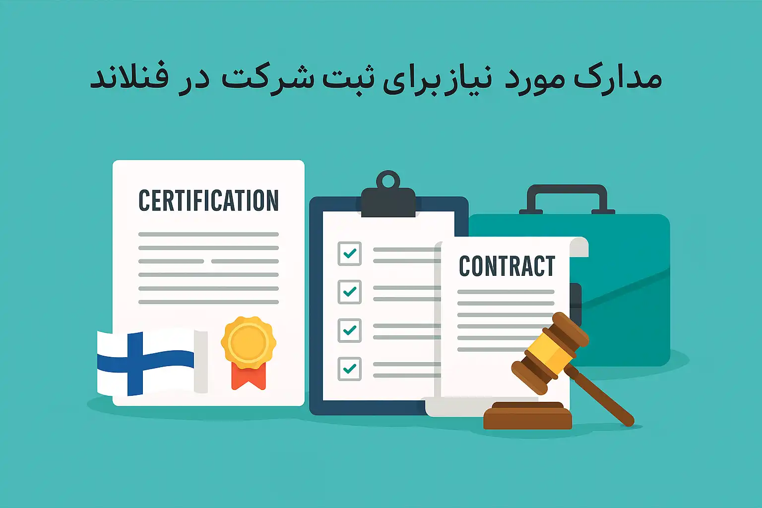 مدارک مورد نیاز برای ثبت شرکت در فنلاند