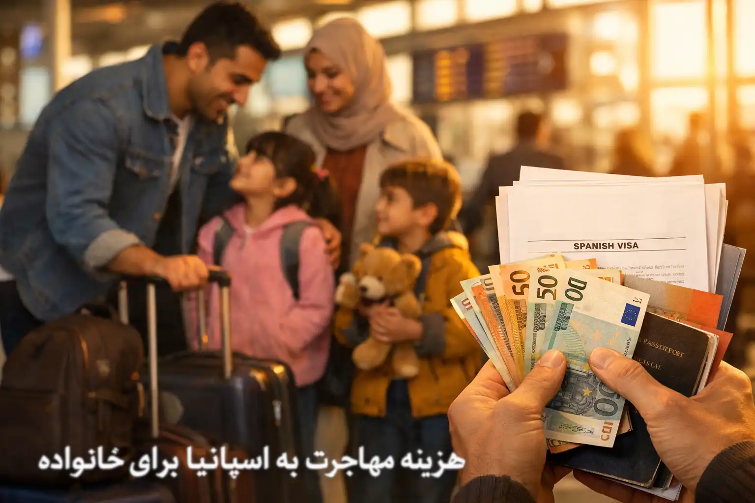 هزینه مهاجرت به اسپانیا برای خانواده