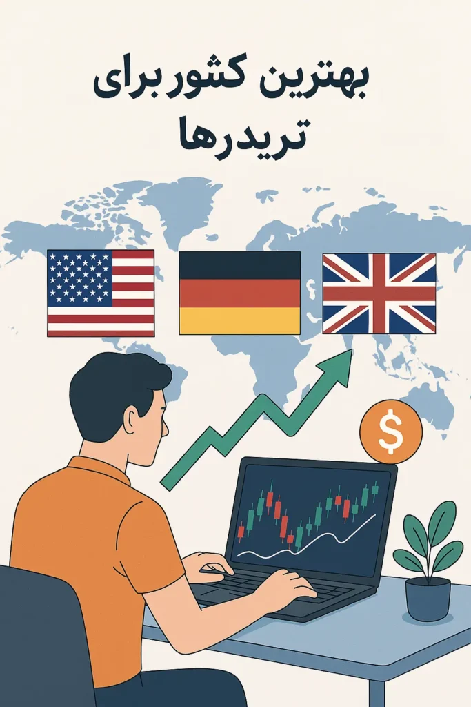 بهترین کشور برای تریدرها