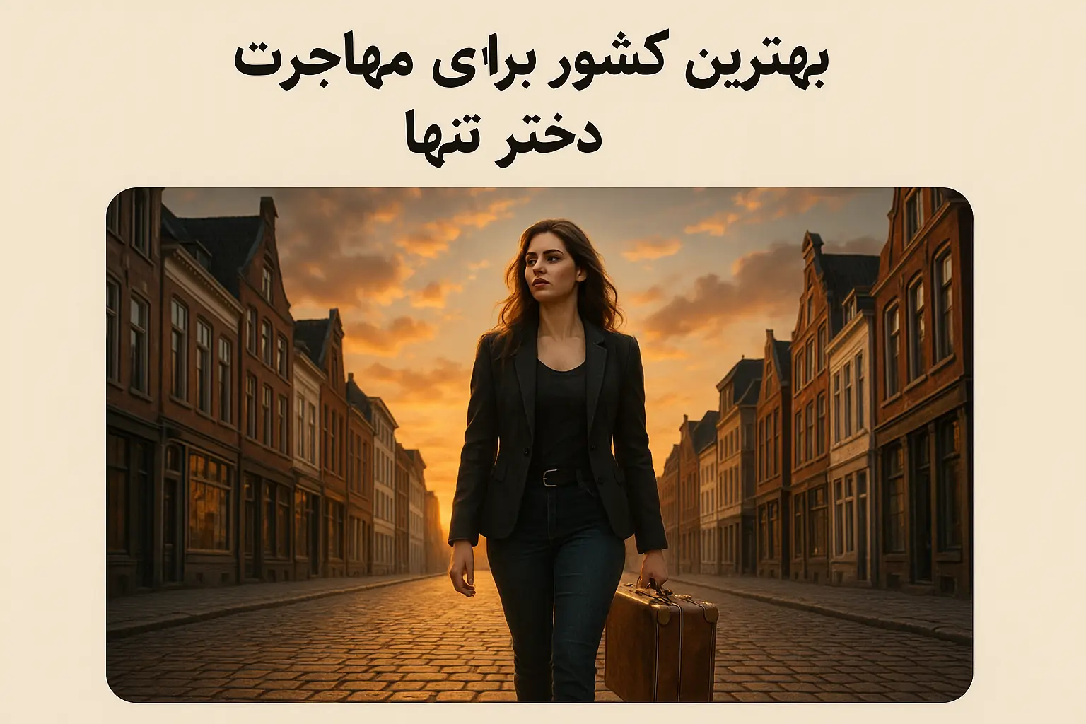 بهترین کشور برای مهاجرت دختر تنها