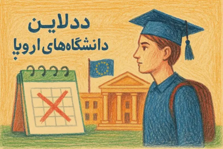 ددلاین دانشگاه‌های اروپا