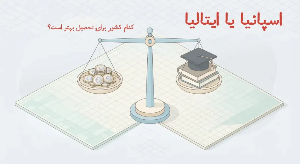 اسپانیا یا ایتالیا؛ کدام کشور برای تحصیل بهتر است؟
