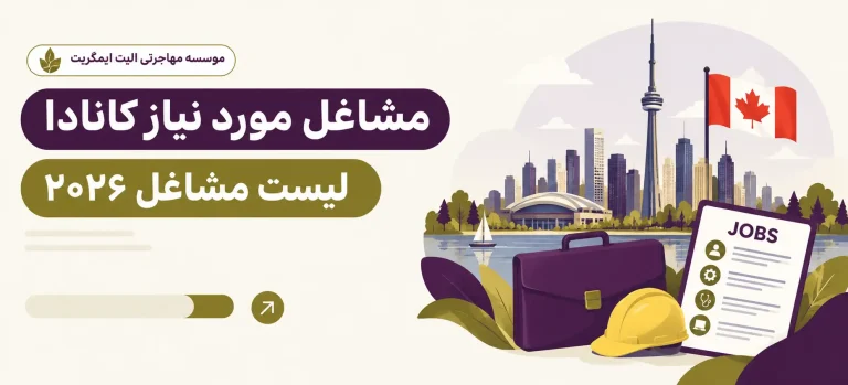 مشاغل مورد نیاز کانادا